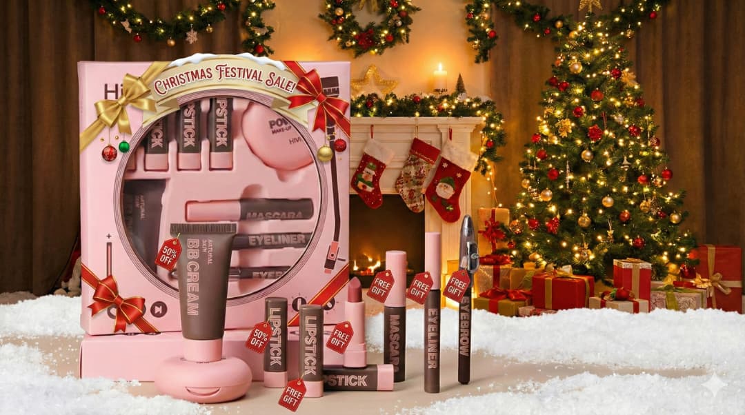 Christmas Special: Retro Vinyl All-in-One Makeup Set