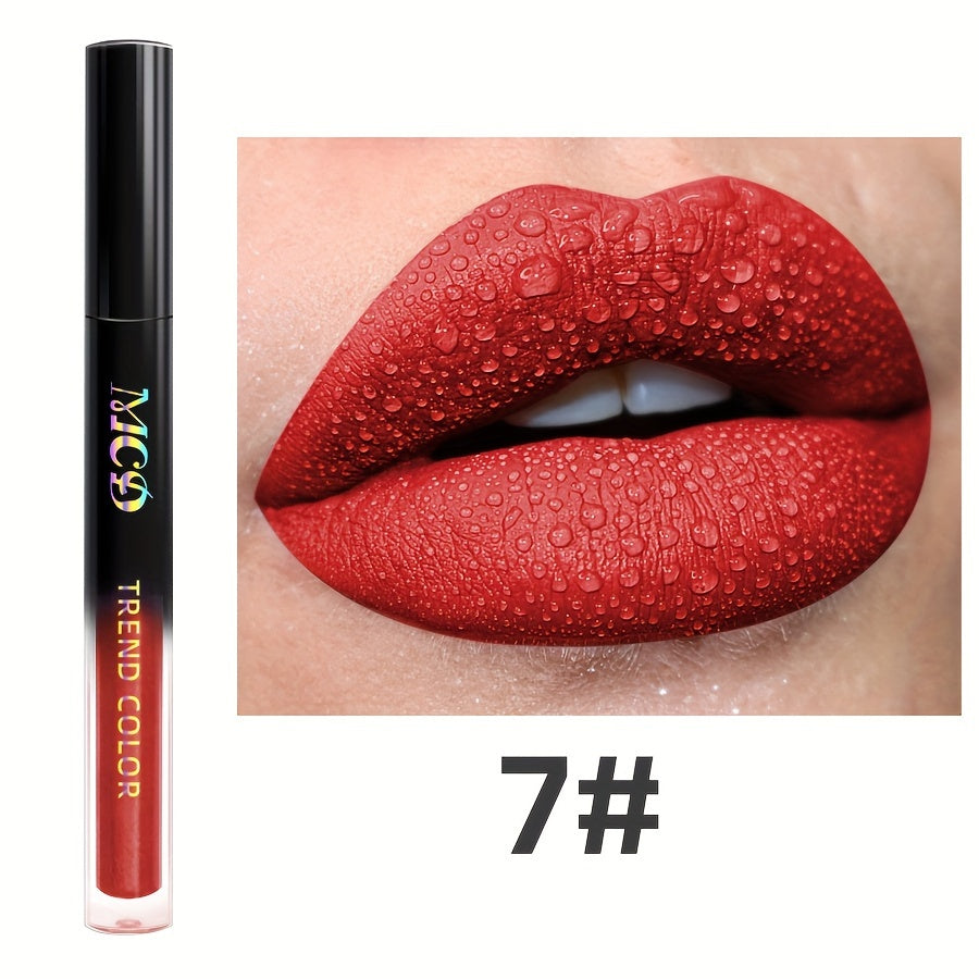 Long-Lasting Waterproof Liquid Lipstick – Velvet Matte Lip Glaze & Tint – High Pigment Non-Stick Cup Lip Makeup for All-Day Wear (Moisturizing Formula)