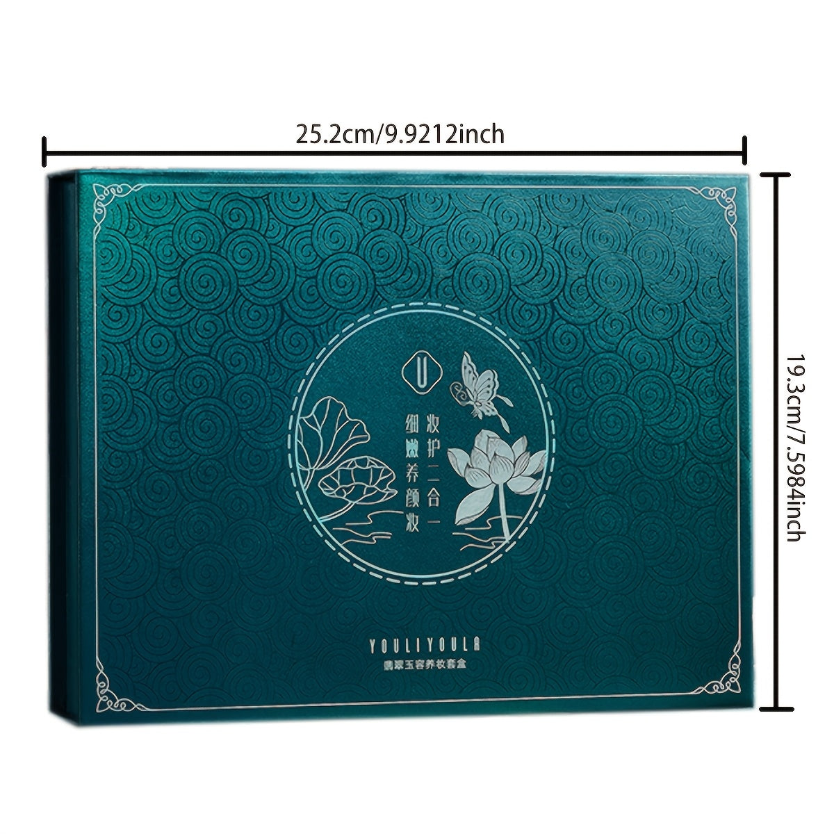 8Pcs Luxury All-in-One Makeup Gift Set – Complete Face Cosmetic Kit with Carved Lipstick, Air Cushion BB Cream, Eyeshadow, & Blush – Eastern Style Beauty Box