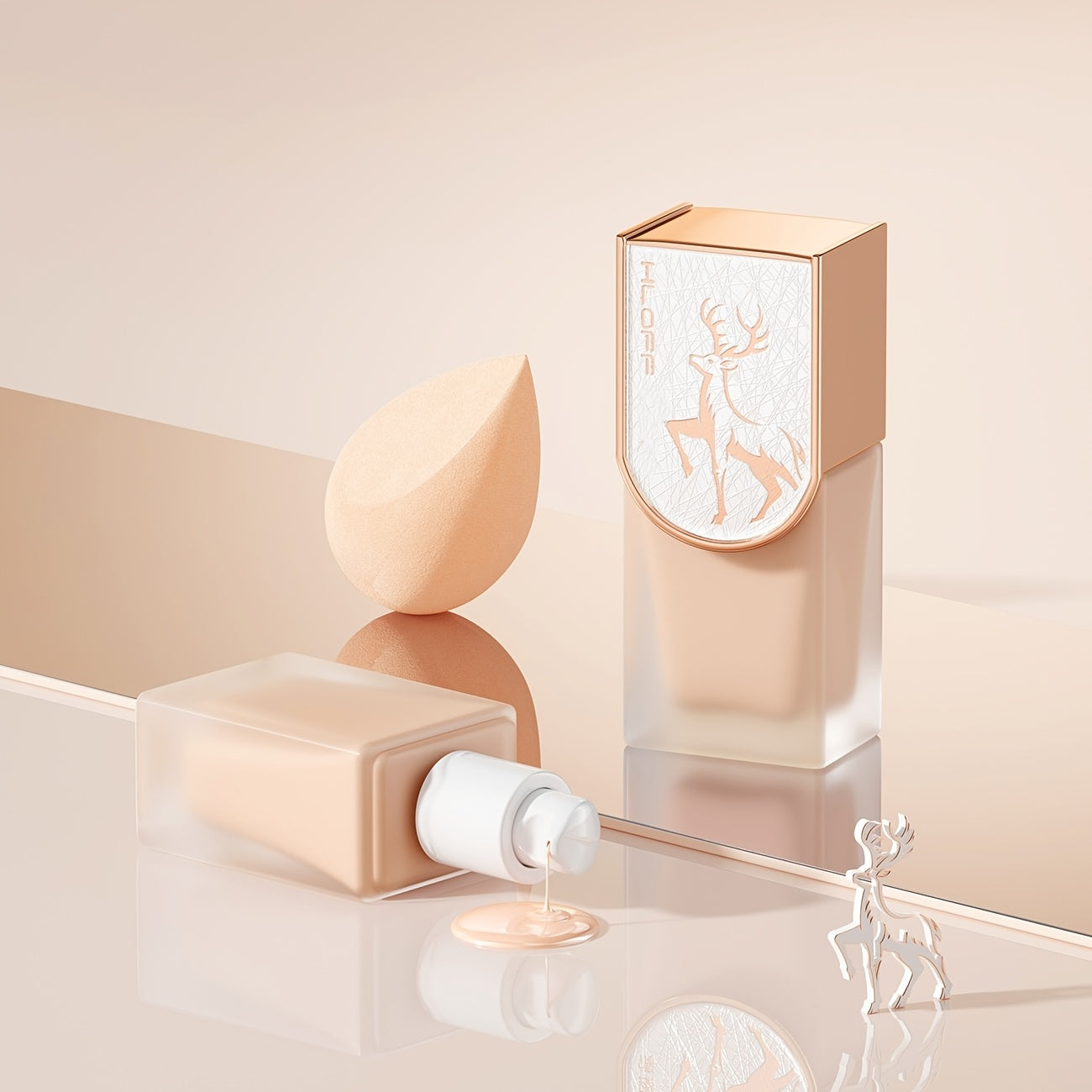 Premium 3-Tier Vanity Case Beauty Kit | Complete Makeup and Skincare Collection in Reusable Rose Gold Jewelry Box Organizer