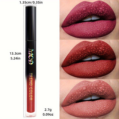 Long-Lasting Waterproof Liquid Lipstick – Velvet Matte Lip Glaze & Tint – High Pigment Non-Stick Cup Lip Makeup for All-Day Wear (Moisturizing Formula)