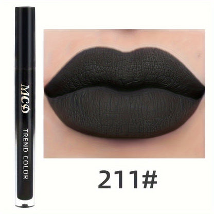 Long-Lasting Waterproof Liquid Lipstick – Velvet Matte Lip Glaze & Tint – High Pigment Non-Stick Cup Lip Makeup for All-Day Wear (Moisturizing Formula)