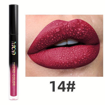 Long-Lasting Waterproof Liquid Lipstick – Velvet Matte Lip Glaze & Tint – High Pigment Non-Stick Cup Lip Makeup for All-Day Wear (Moisturizing Formula)