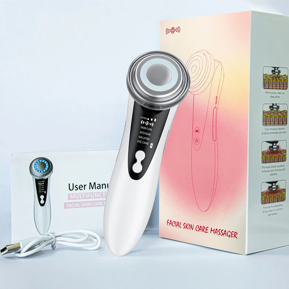 7-function smart facial beauty massager