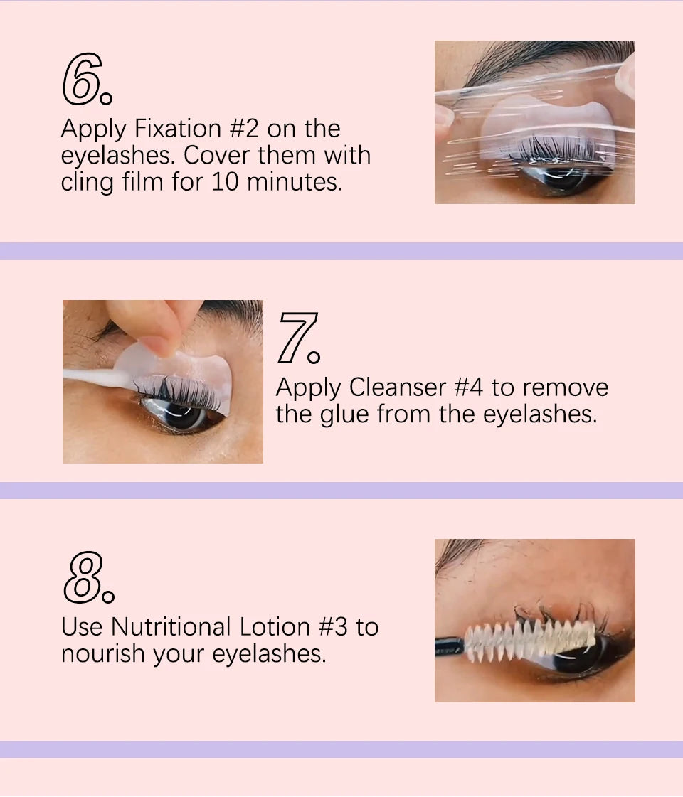 LAKERAIN Lash Lift Kit – Professional Eyelash Perming Kit for Long-Lasting Curls – DIY Semi-Permanent Lash Extension Wave Lotion Set with Glue & Styling Tools