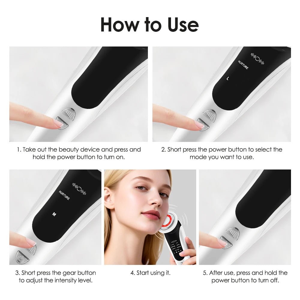 7-function smart facial beauty massager