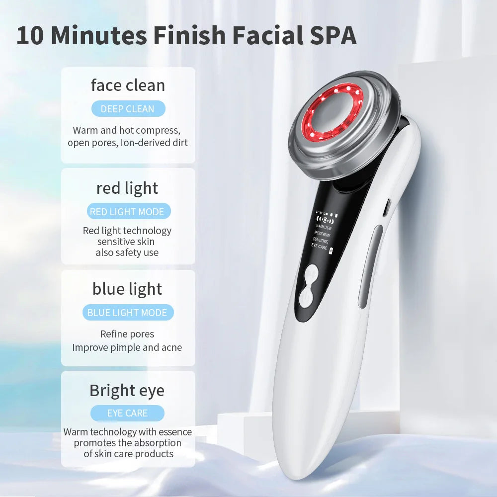 7-function smart facial beauty massager