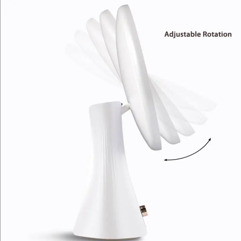 Smart LED Vanity Makeup Mirror with 5X Magnetic Magnification – Rechargeable Touch Screen Lighted Mirror with 3 Color Modes & Dimmable Brightness – Adjustable Tabletop Cosmetic Mirror