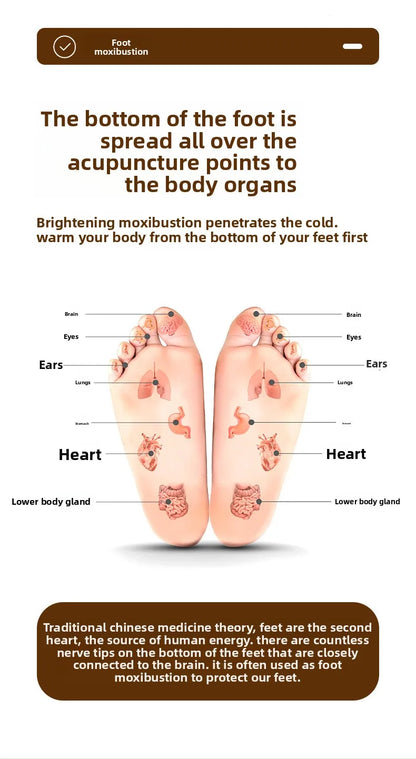 Wooden Moxibustion Foot Massager Shoes – Portable Moxa Box Boots for Herbal Heat Therapy – Traditional Chinese Medicine Tool for Detox, Circulation & Cold Feet Relief