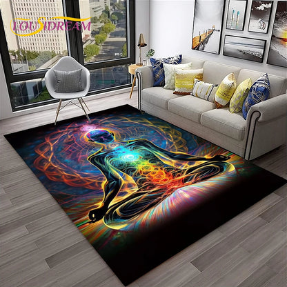 Premium Non-Slip Yoga Mat – Eco-Friendly TPE Exercise & Fitness Mat for Pilates, Yoga, and Home Workout – 6mm Extra Thick with Carrying Strap