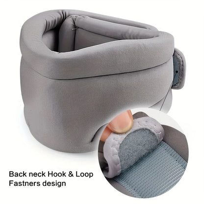 Soft Foam Cervical Collar & Neck Brace – Adjustable Breathable Neck Support for Pain Relief, Spine Alignment, and Sleeping – Hook & Loop Design