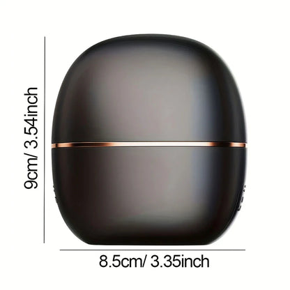 Portable Wireless Hair Straightener Brush – Mini USB Rechargeable Hot Comb – Cordless Travel Hair Styler for Touch-Ups, Frizz Control & Bangs (Anti-Scald Design)