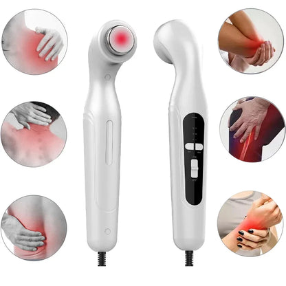 Portable Ultrasound Physiotherapy Device for Pain Relief – Handheld Deep Tissue Muscle Massager for Arthritis, Joints & Body Aches – Home Physical Therapy Wand with Digital Display