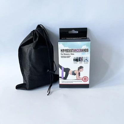 3-Pack Fabric Resistance Bands for Legs and Butt – Non-Slip Booty Bands for Squat, Glute Bridge, and Hip Thrust – Set of 3 Levels (Light, Medium, Heavy) with Carry Bag