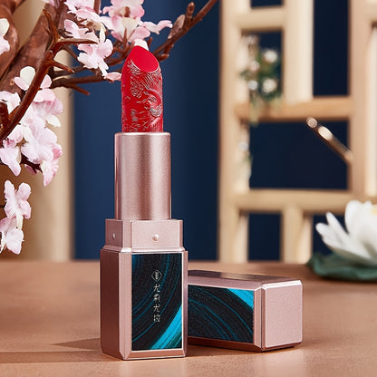 8Pcs Luxury All-in-One Makeup Gift Set – Complete Face Cosmetic Kit with Carved Lipstick, Air Cushion BB Cream, Eyeshadow, & Blush – Eastern Style Beauty Box