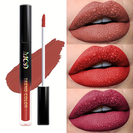 Long-Lasting Waterproof Liquid Lipstick – Velvet Matte Lip Glaze & Tint – High Pigment Non-Stick Cup Lip Makeup for All-Day Wear (Moisturizing Formula)